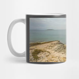 Limestone Coast in Kamenjak Park, Croatia Mug